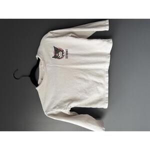 Zara Kids White Long Sleeve Kuromi Character Sweatshirt Size 6